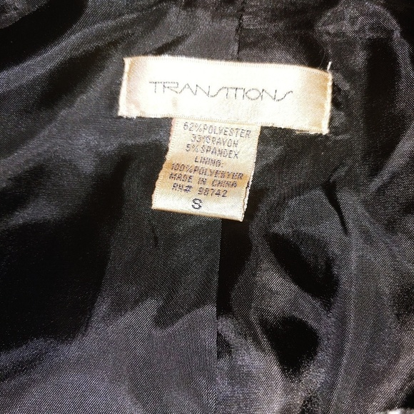 NWOT Vintage Transitions Jacket coat S - Picture 4 of 5